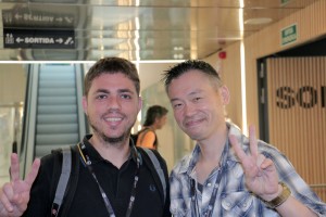Jordi Serra y Keiji Inafune (MegaMan)