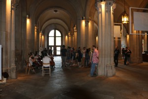 El vestíbulo de la UB