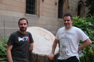 Familia y amigo de Juan Albero