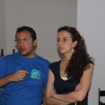 Zoilo y Laia, amigos, ilustradores, y residentes en Barcelona
