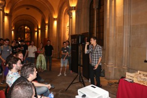 David Jaumandreu dando por finalizado el evento